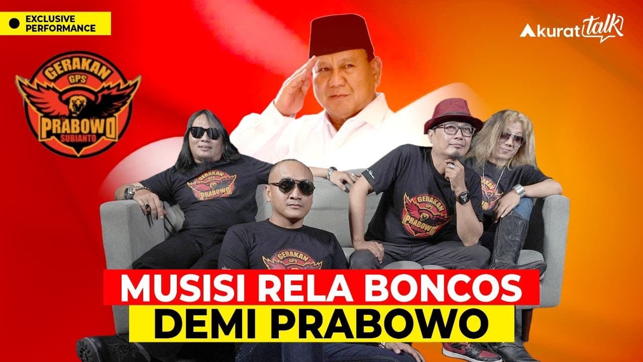 GPS: PRABOWO-JOKOWI SUDAH JADI SATU, MUSIK KAMI MENYATUKAN RAKYAT DI 2024